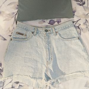 Women's size 9 Calvin Klein high-waisted shorts
